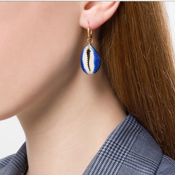 Colorful Shell Earrings Yellow - Picture 5 of 5